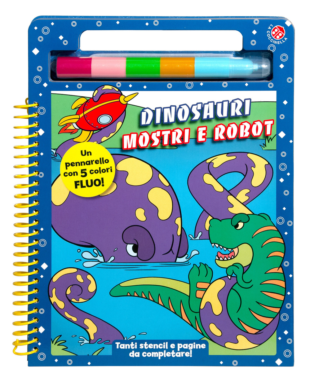 Libro Dinosauri mostri e robot di Agnese Gomboli - ean 9788855064132 - La Coccinella