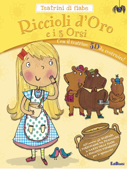 Libro Ricciolo d'oro e i 3 orsi. Teatrini di Natale di  - ean 9788855620451 - Edibimbi