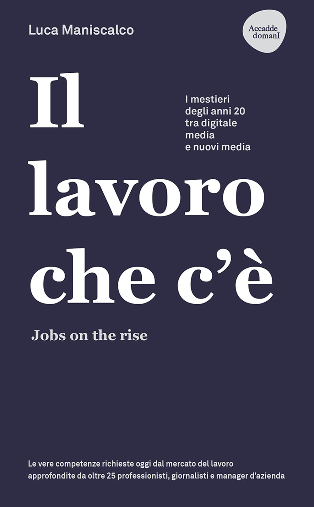 Libro lavoro che c'è. Jobs on the rise. I mestieri degli anni 20 tra digitale