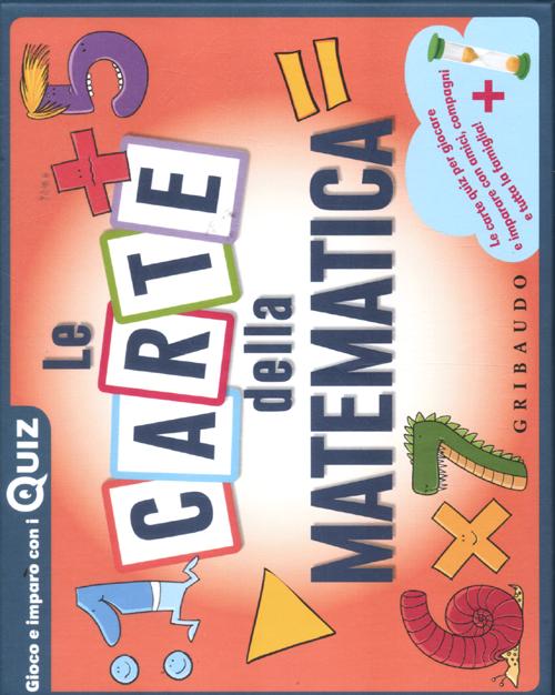 Libro carte della matematica di Carlo Capararo - ean 9788858006955 - Gribaudo