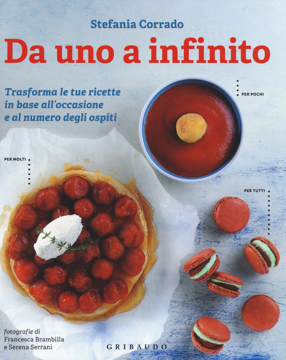 Libro Da uno a infinito. Trasforma le tue ricette in base all'occasione e al numero degli ospiti di Stefania Corrado - ean 9788858012529 - Gribaudo
