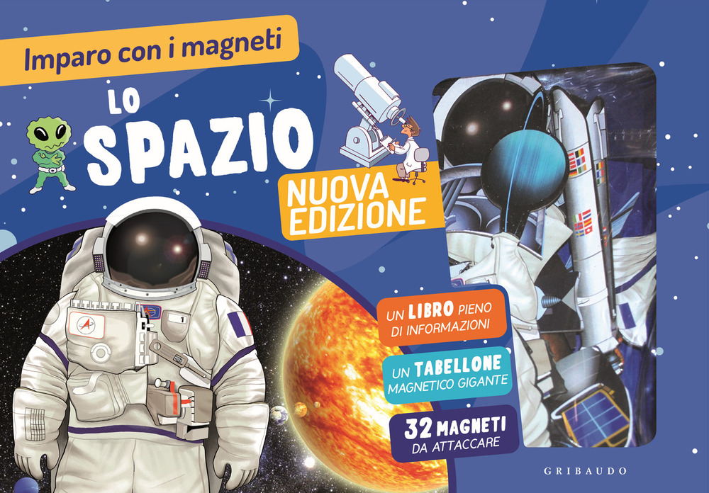 Libro spazio. Imparo con i magneti di  - ean 9788858042397 - Gribaudo