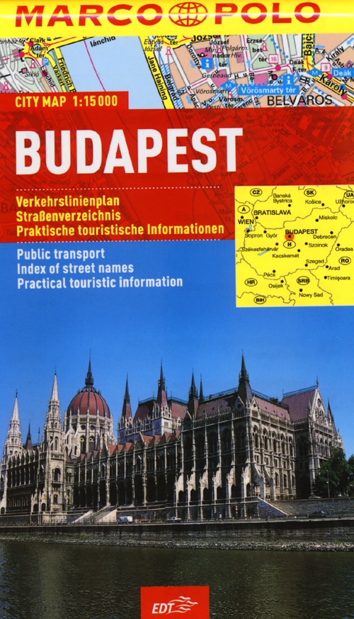 Libro Budapest 1:15.000 di  - ean 9788859201298 - Marco Polo