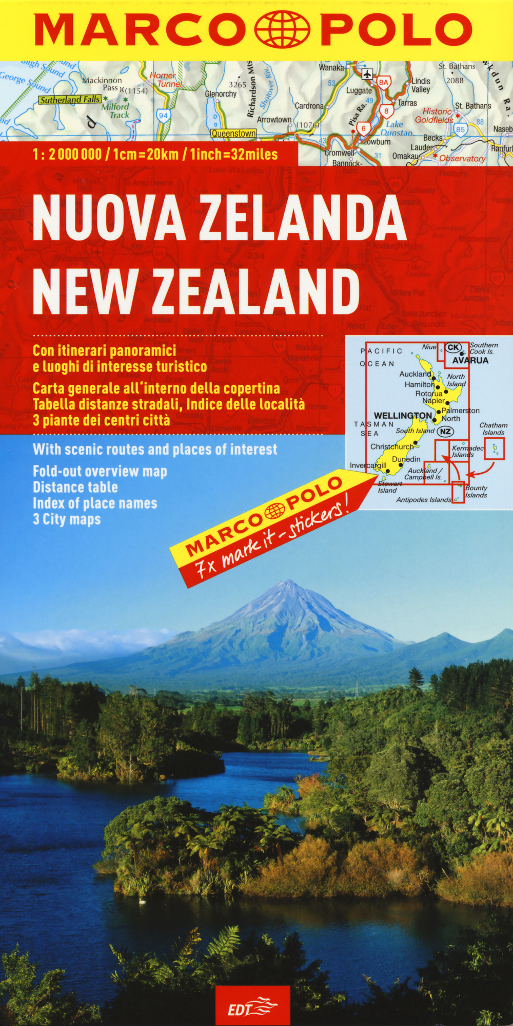 Libro Nuova Zelanda 1:2.000.000 di  - ean 9788859204886 - Marco Polo