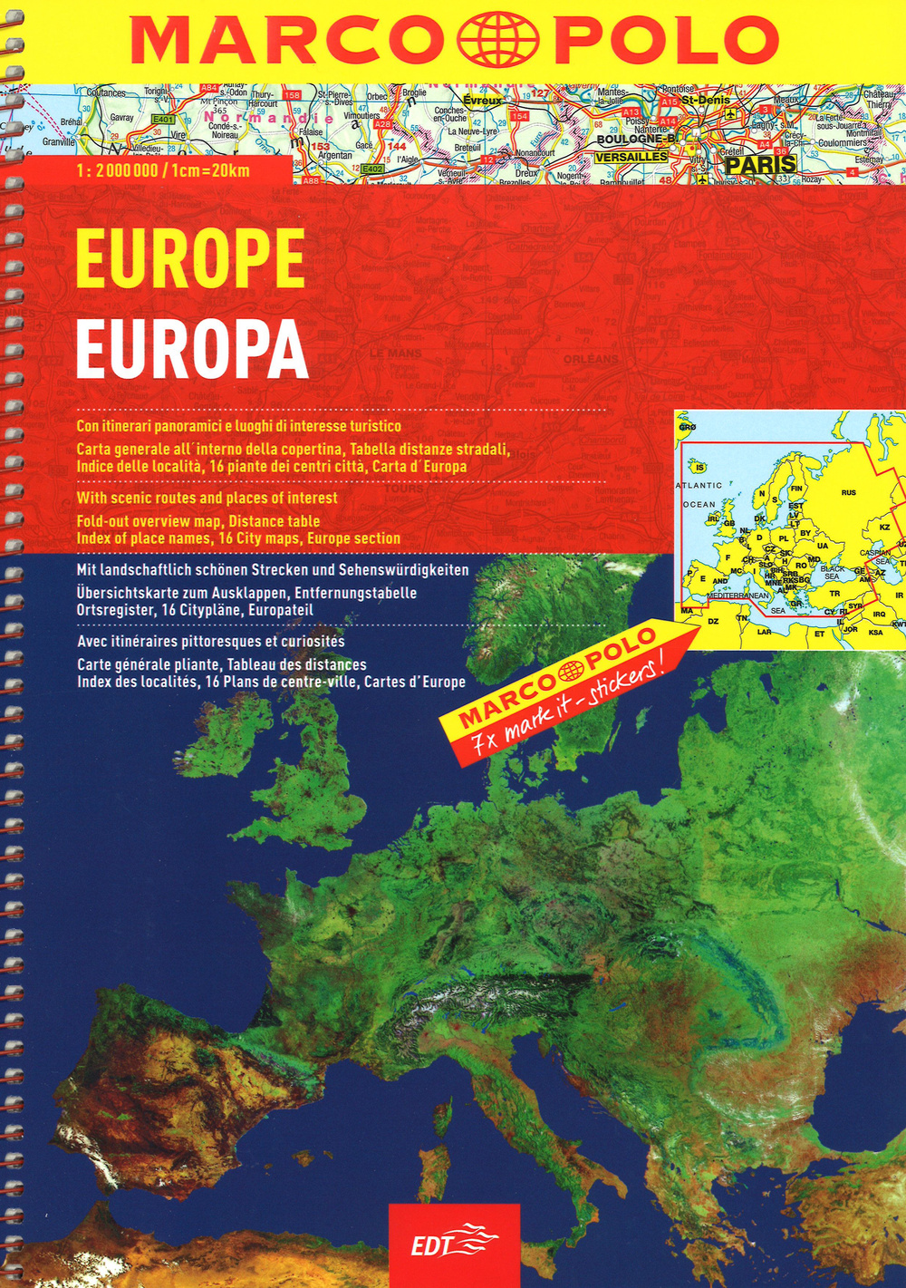 Libro Europa-Europe. 1:2.000.000 di  - ean 9788859207566 - Marco Polo