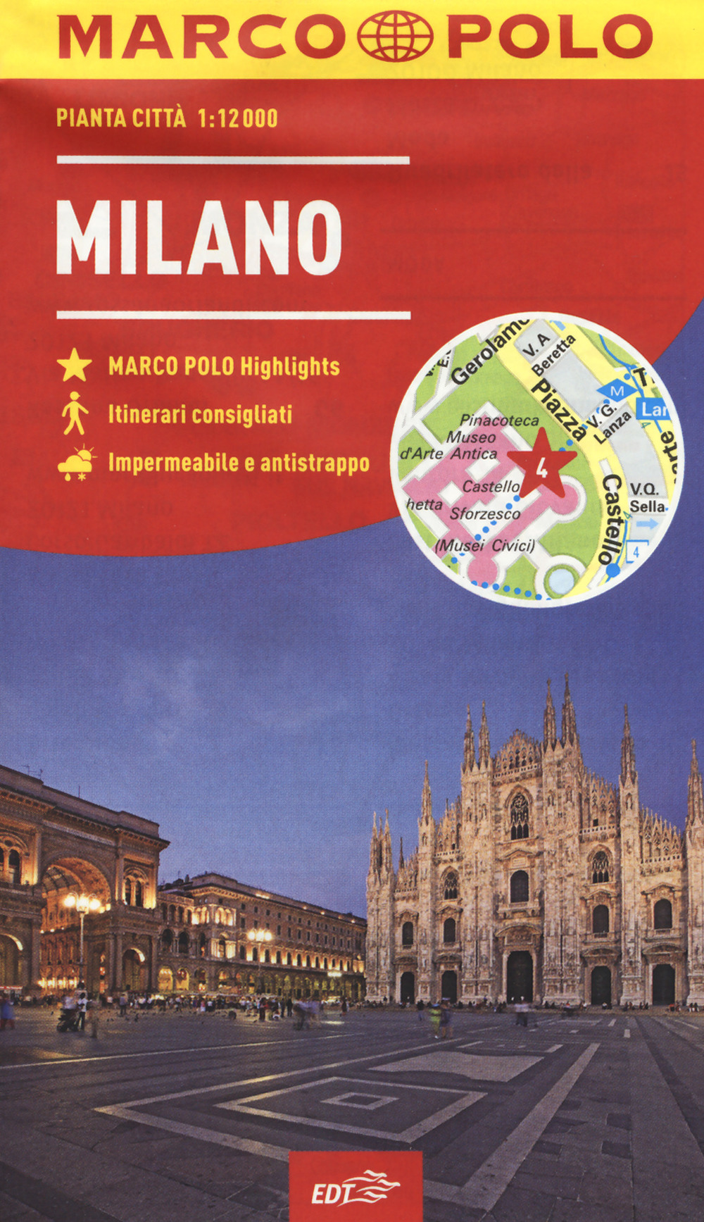 Libro Milano 1:12.000 di  - ean 9788859253884 - Marco Polo