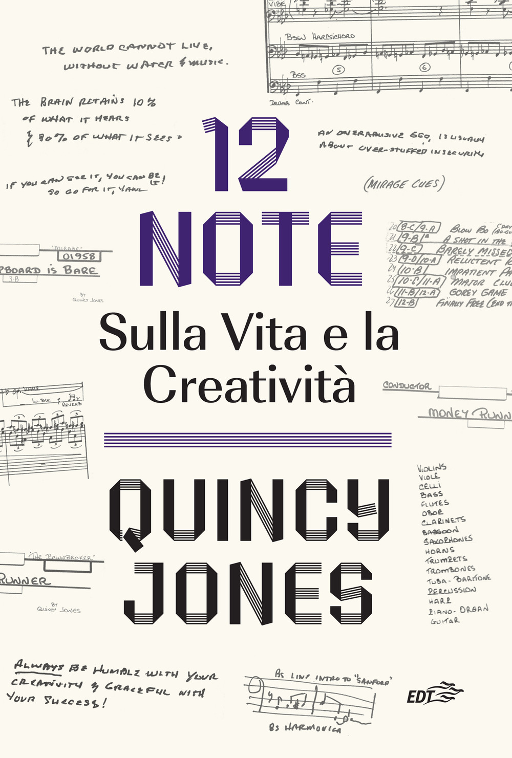 Libro 12 note. Sulla vita e la creatività di Quincy Jones - ean 9788859289876 - EDT