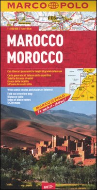 Libro Marocco 1:800.000 di  - ean 9788860408471 - Marco Polo