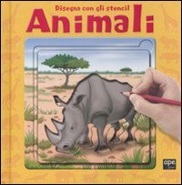 Libro Animali. Disegna con gli stencil di  - ean 9788861880443 - Ape Junior