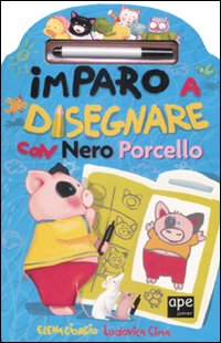 Libro Imparo a disegnare con Nero Porcello di Elena Giorgio; Lodovica Cima - ean 9788861881365 - Ape Junior