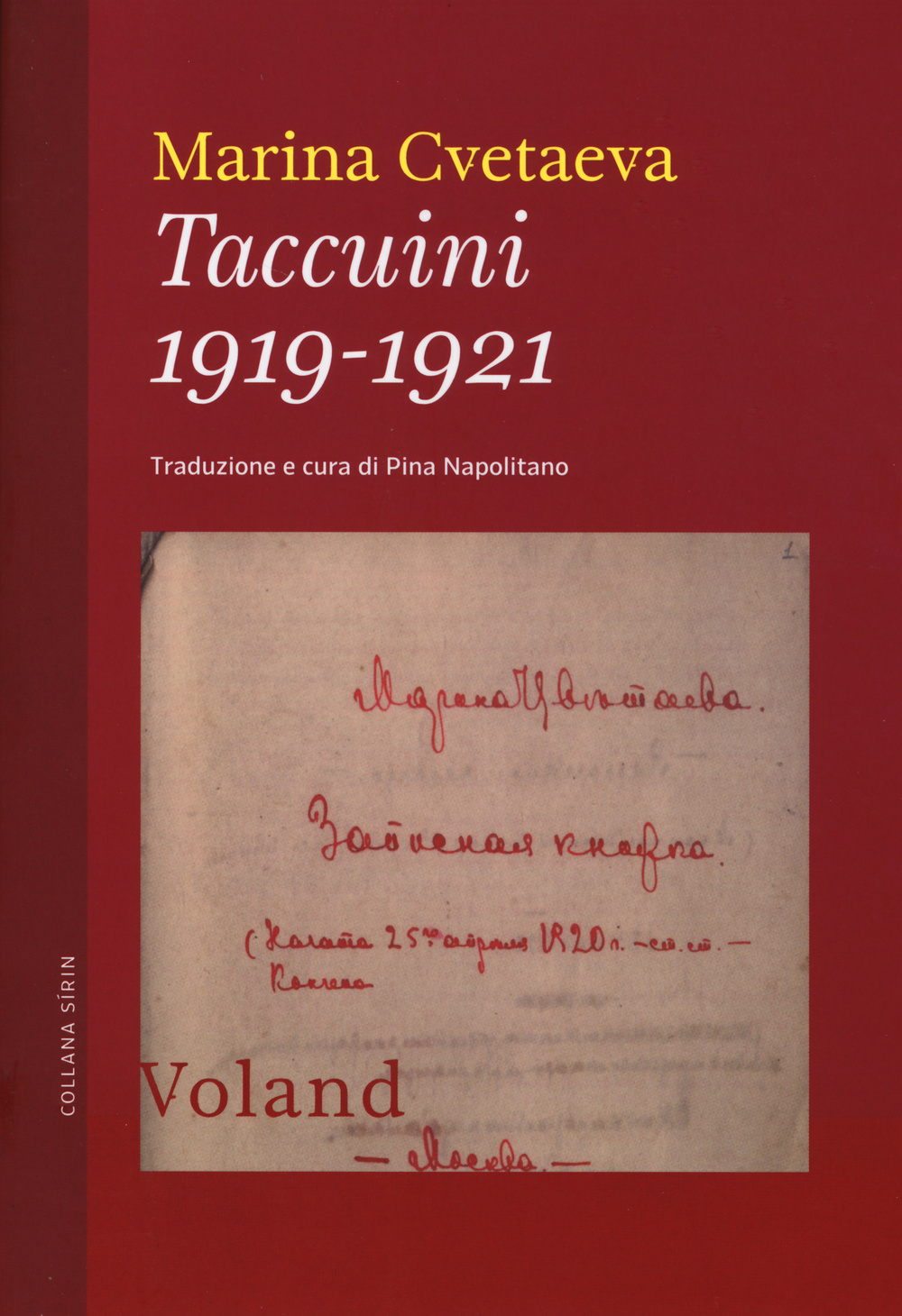Libro Taccuini 1919-1921 di Marina Cvetaeva - ean 9788862431477 - Voland