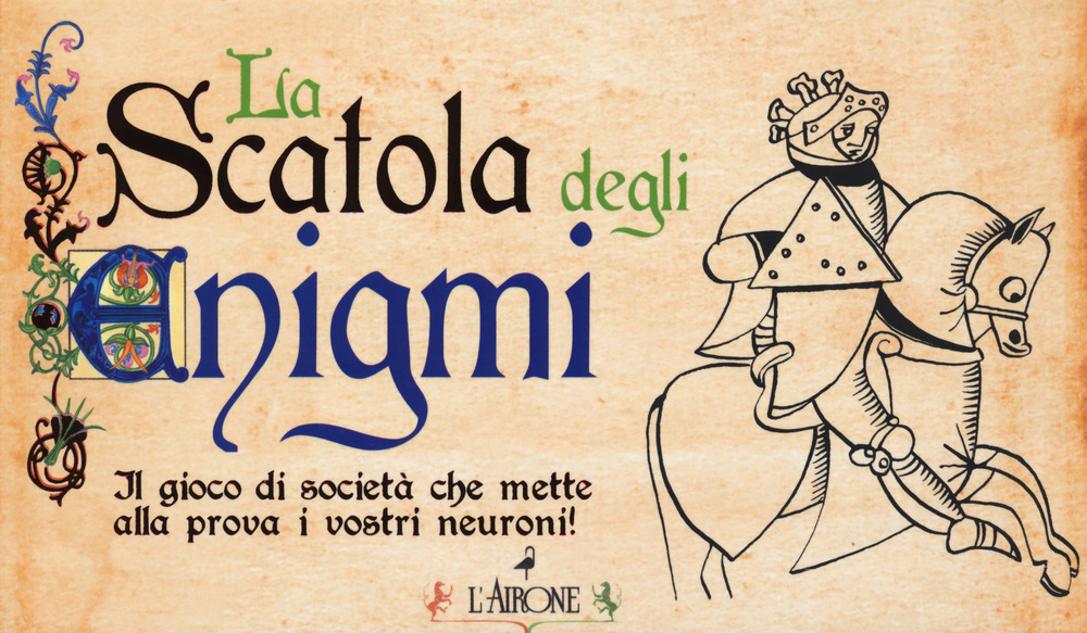 Libro scatola degli enigmi. Il gioco di società che mette alla prova i vostri neuroni! di Fabrice Mazza - ean 9788864423401 - L'Airone Editrice Roma