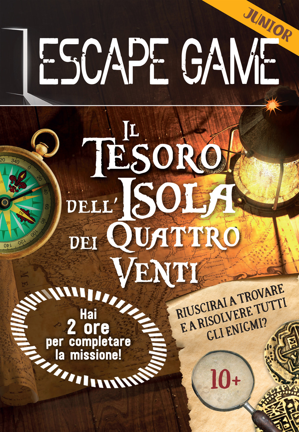 Libro tesoro dell'isola dei quattro venti. Escape game di Gilles Saint-martin - ean 9788864424903 - L'Airone Editrice Roma