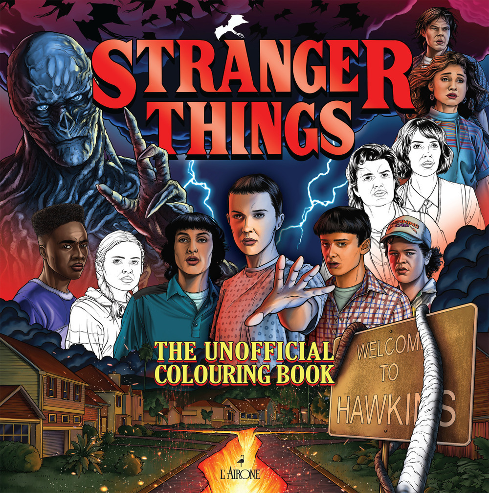 Libro Stranger things. The unofficial colouring book di  - ean 9788864425252 - L'Airone Editrice Roma