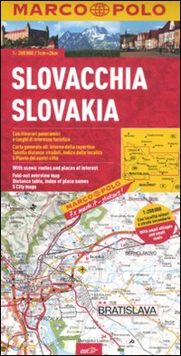 Libro Slovacchia 1:200.000 di  - ean 9788866390510 - Marco Polo