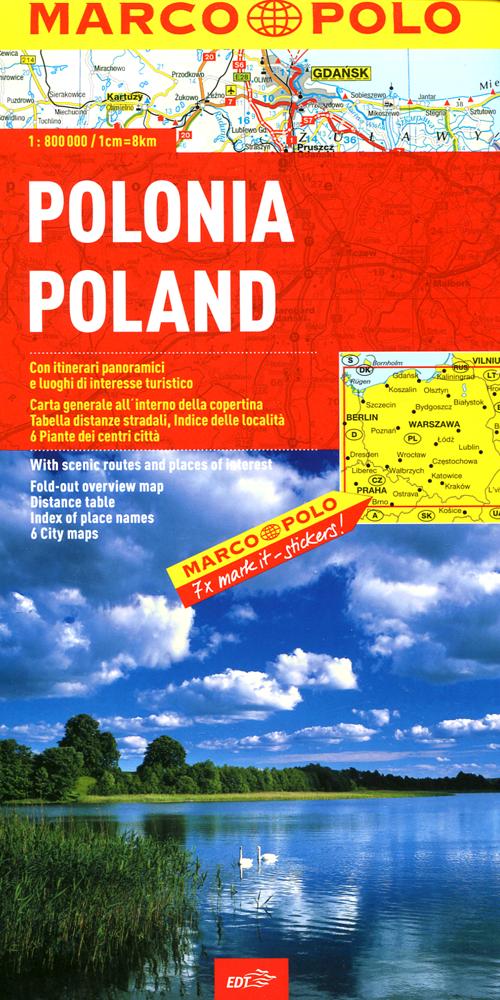 Libro Polonia 1:800.000 di  - ean 9788866390626 - Marco Polo