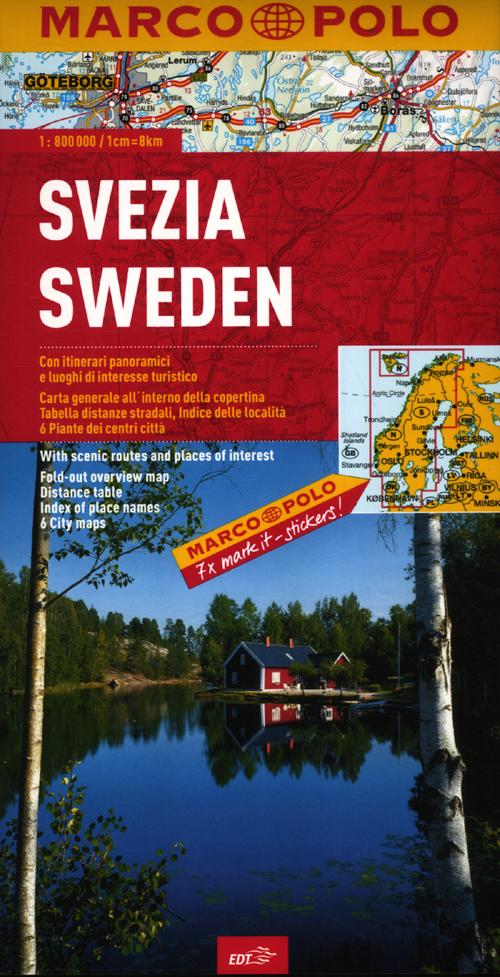 Libro Svezia 1:800.000 di  - ean 9788866390640 - Marco Polo