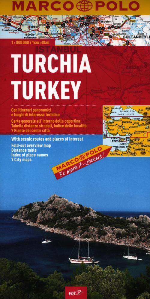 Libro Turchia 1:800.000 di  - ean 9788866390664 - Marco Polo