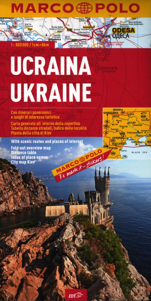 Libro Ucraina 1:800.000 di  - ean 9788866396741 - Marco Polo