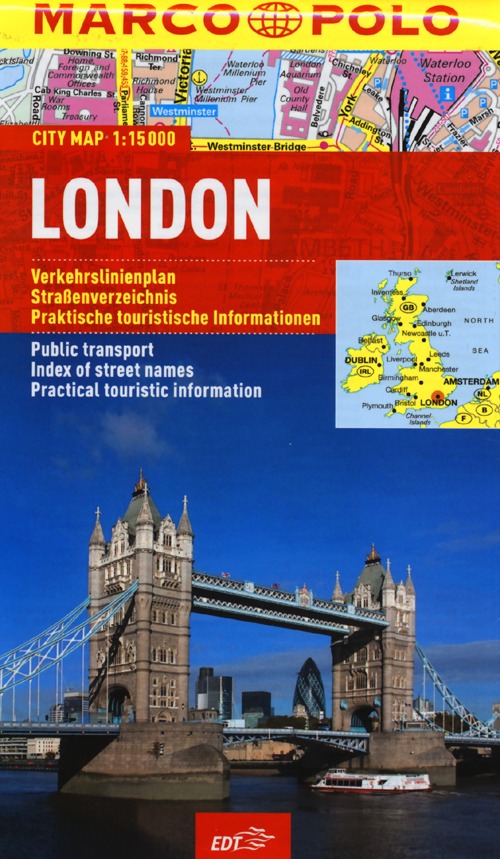 Libro Londra 1:15.000 di  - ean 9788866396970 - Marco Polo