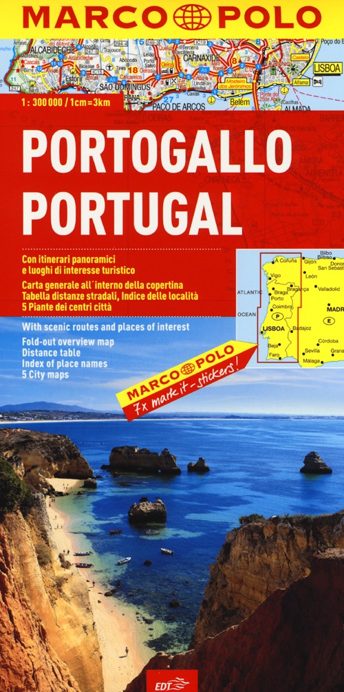 Libro Portogallo 1:300.000 di  - ean 9788866397021 - Marco Polo