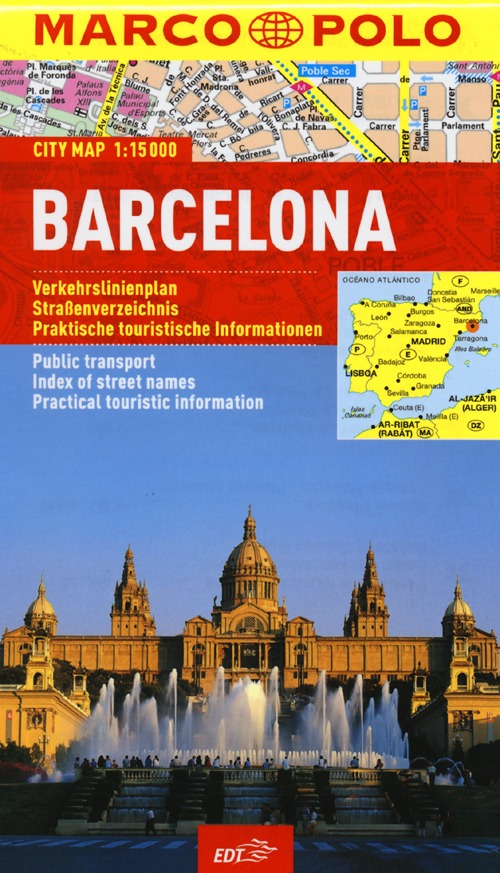 Libro Barcellona 1:15.000 di  - ean 9788866397045 - Marco Polo