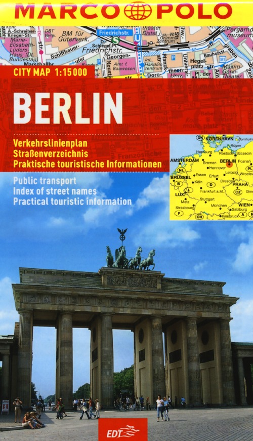 Libro Berlino 1:15.000 di  - ean 9788866397052 - Marco Polo