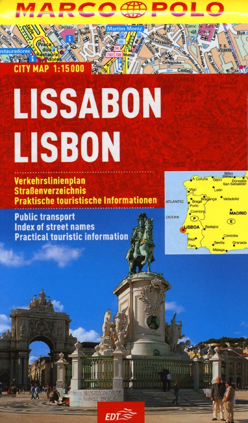 Libro Lisbona 1:15.000 di  - ean 9788866397083 - Marco Polo