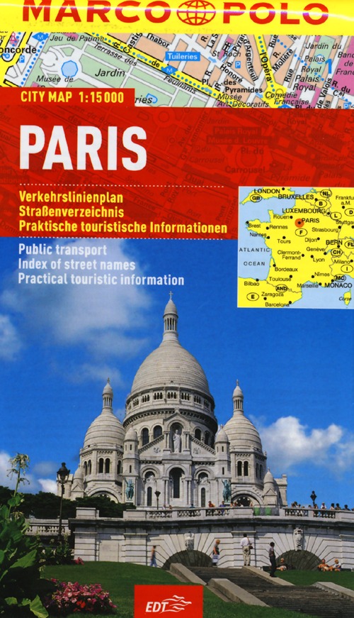 Libro Parigi 1:15.000 di  - ean 9788866397120 - Marco Polo