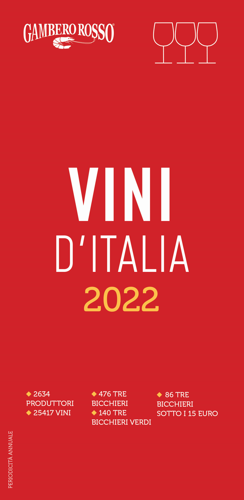 Libro Vini d'Italia 2022 di  - ean 9788866412274 - Gambero Rosso GRH