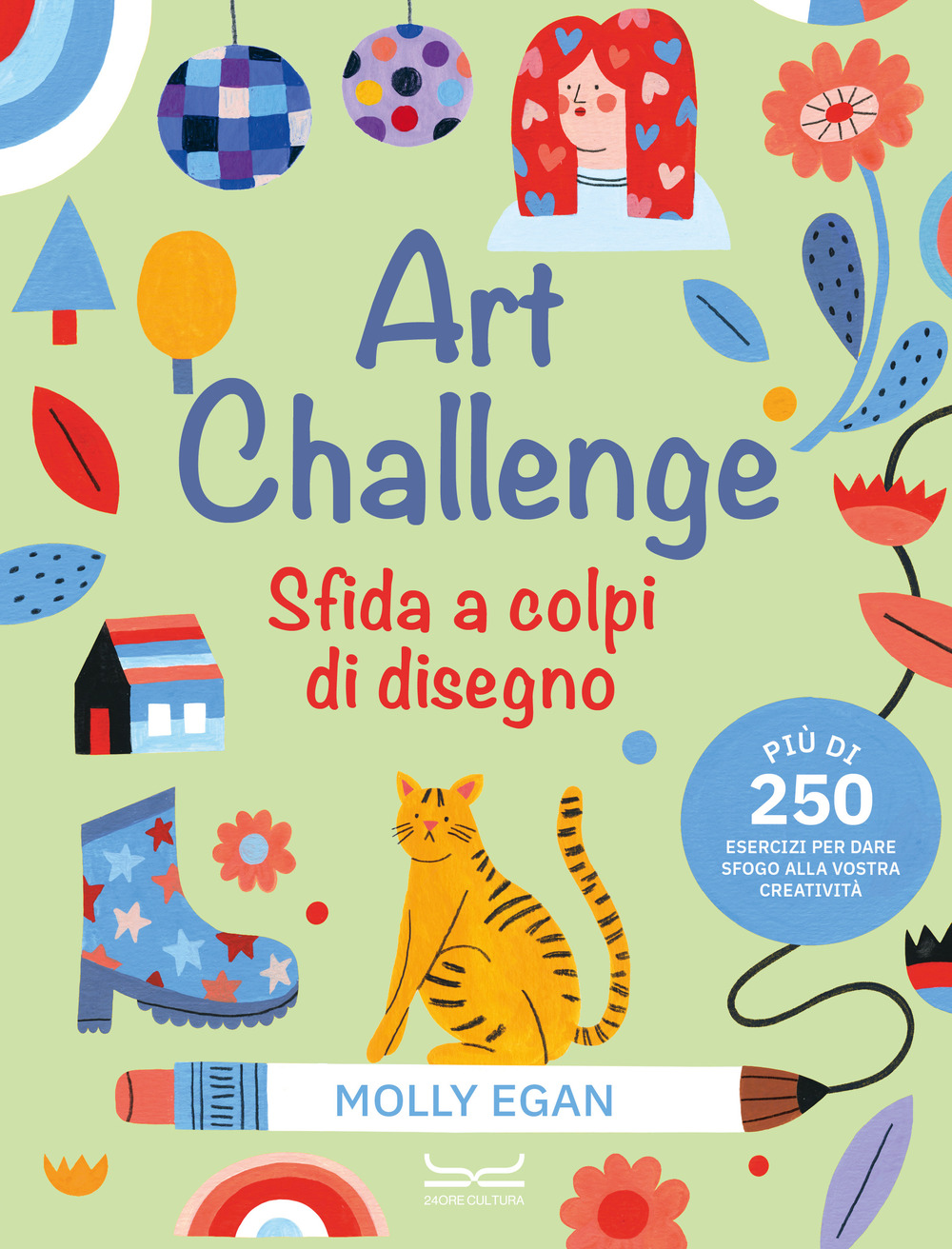Libro Art challenge. Sfida a colpi di disegno di Molly Egan - ean 9788866486305 - 24 Ore Cultura