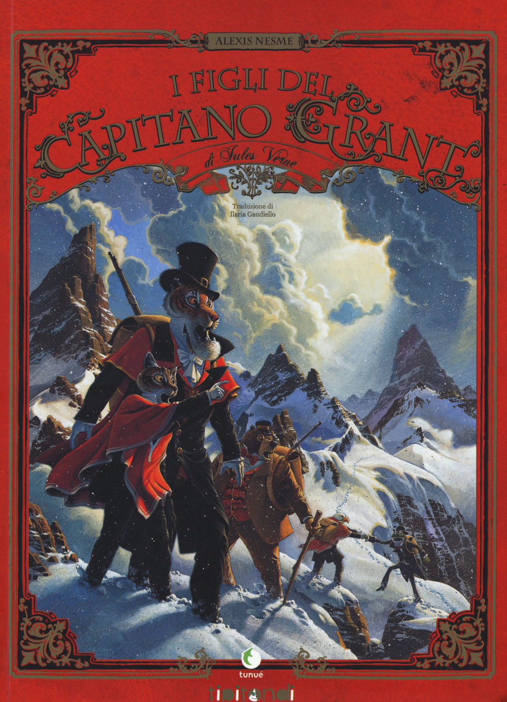 Libro figli del capitano Grant di Jules Verne di Alexis Nesme - ean 9788867901500 - Tunué