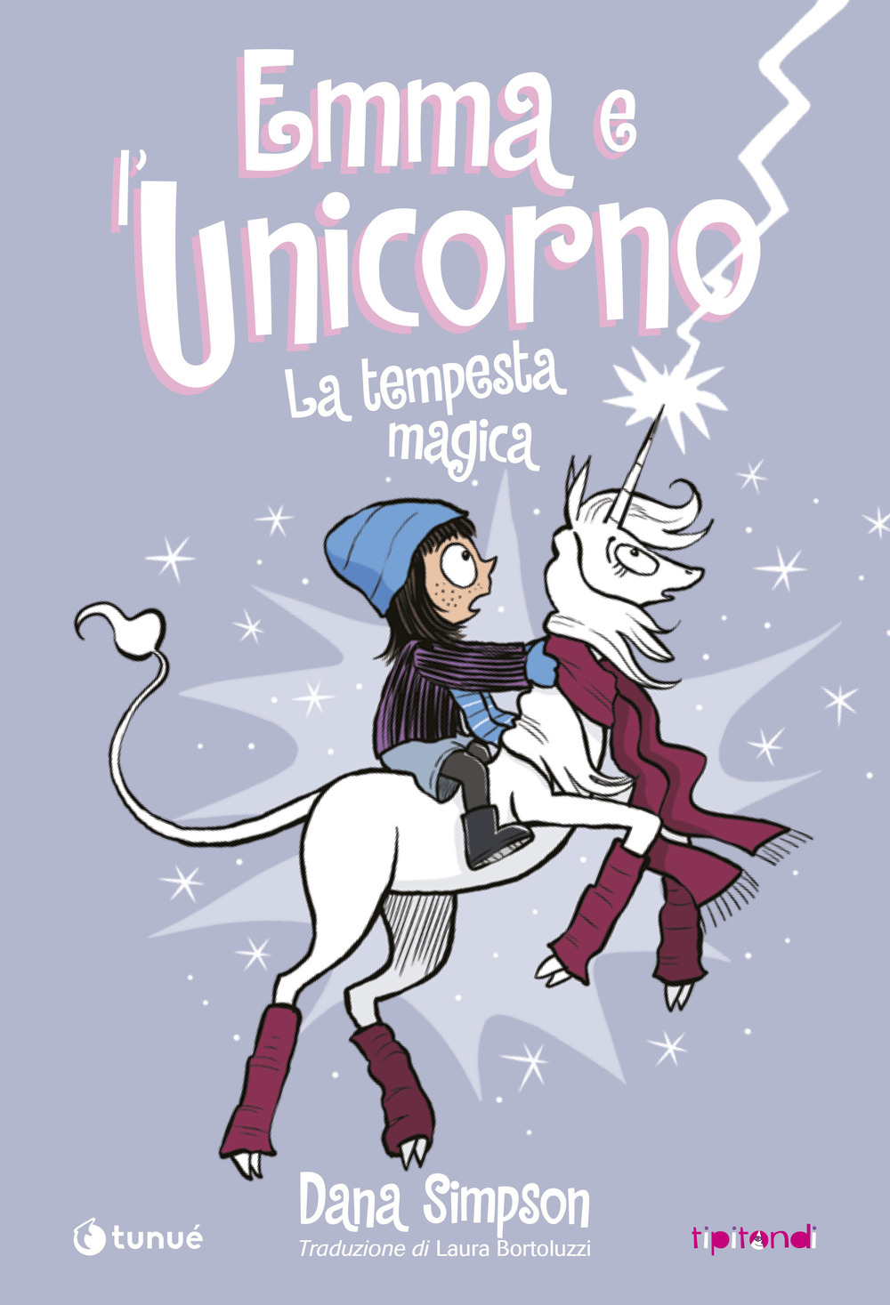 Libro Emma e l'unicorno. La tempesta magica di Dana Simpson - ean 9788867905119 - Tunué