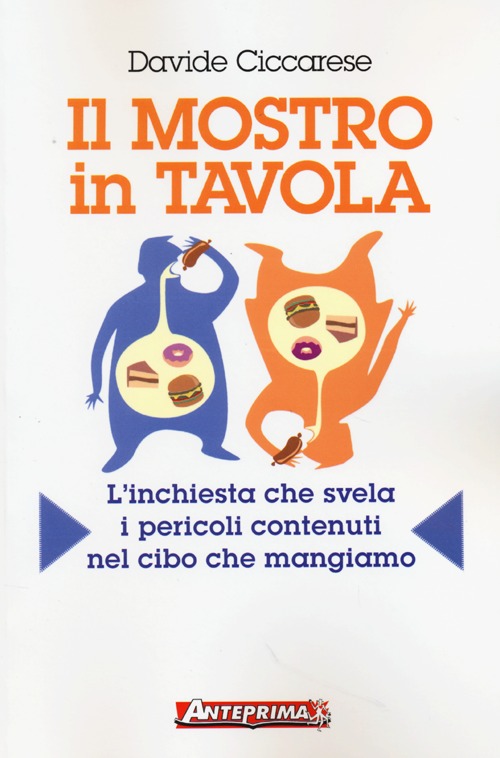 Libro mostro in tavola. L'inchiesta che svela i pericoli contenuti nel cibo che mangiamo di Davide Ciccarese - ean 9788868490058 - Anteprima Edizioni