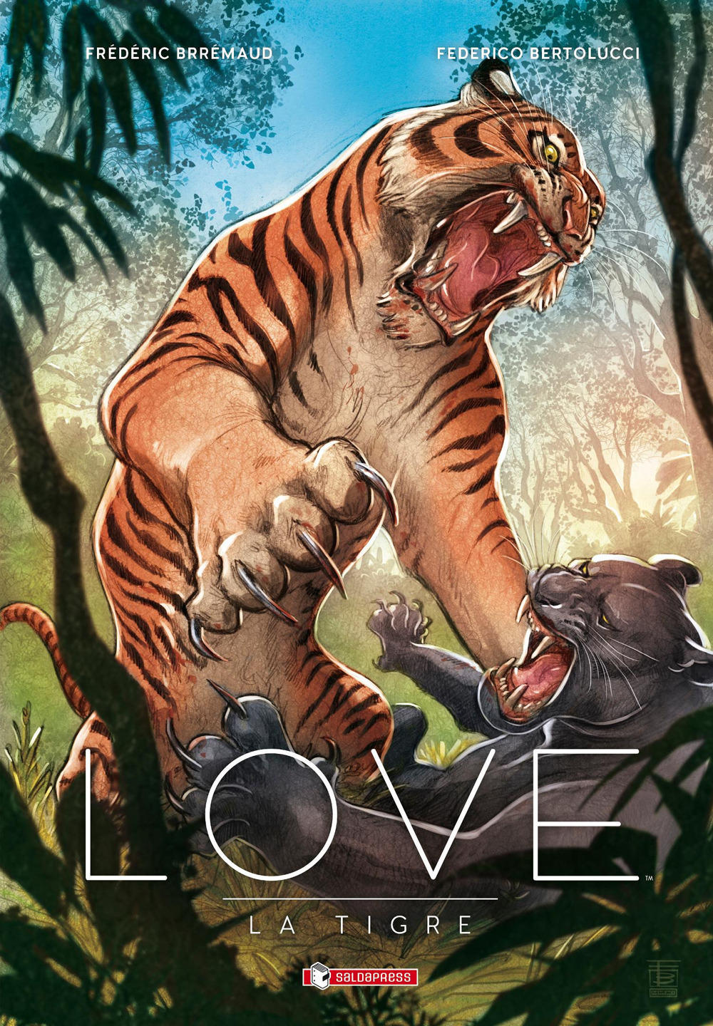 Libro tigre. Love di Frédéric Brrémaud - ean 9788869199806 - SaldaPress