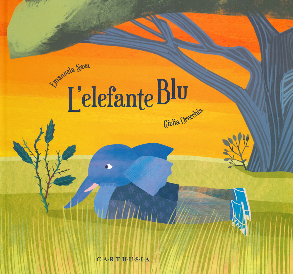 Libro elefante blu di Emanuela Nava; Giulia Orecchia - ean 9788869450334 - Carthusia