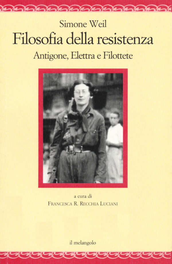 Libro Filosofia della resistenza. Antigone