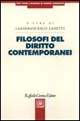 Libro Filosofi del diritto contemporanei di Gianfrancesco Zanetti - ean 9788870785982 - Raffaello Cortina Editore