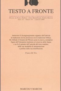 Libro Testo a fronte di  - ean 9788871684031 - Marcos y Marcos