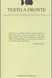 Libro Testo a fronte di  - ean 9788871684758 - Marcos y Marcos