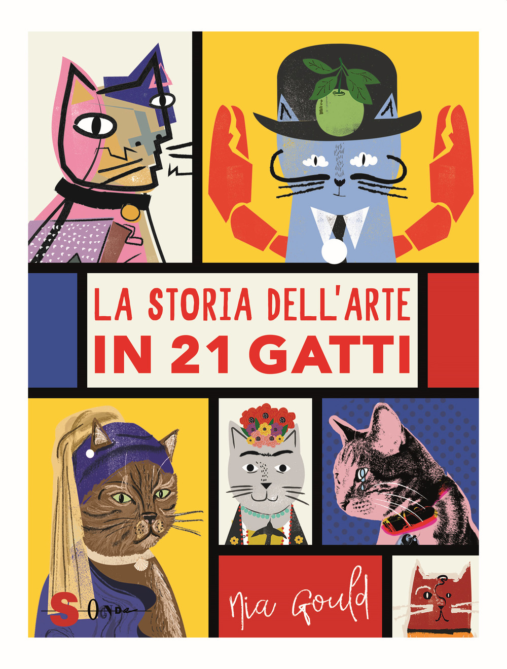 Libro storia dell'arte in 21 gatti di Nia Gould - ean 9788872241196 - Sonda