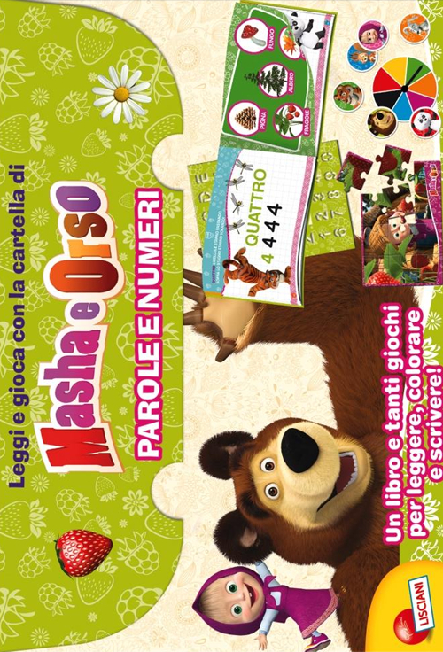 Libro Masha e Orso. Parole e numeri di  - ean 9788874307586 - Liscianigiochi