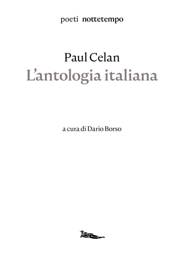 Libro antologia italiana di Paul Celan - ean 9788874528790 - Nottetempo