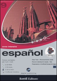 Libro Español. Corso completo per tutti i livelli. Corso intensivo. 3 CD Audio e 6 CD-ROM di  - ean 9788874938629 - BE Editore