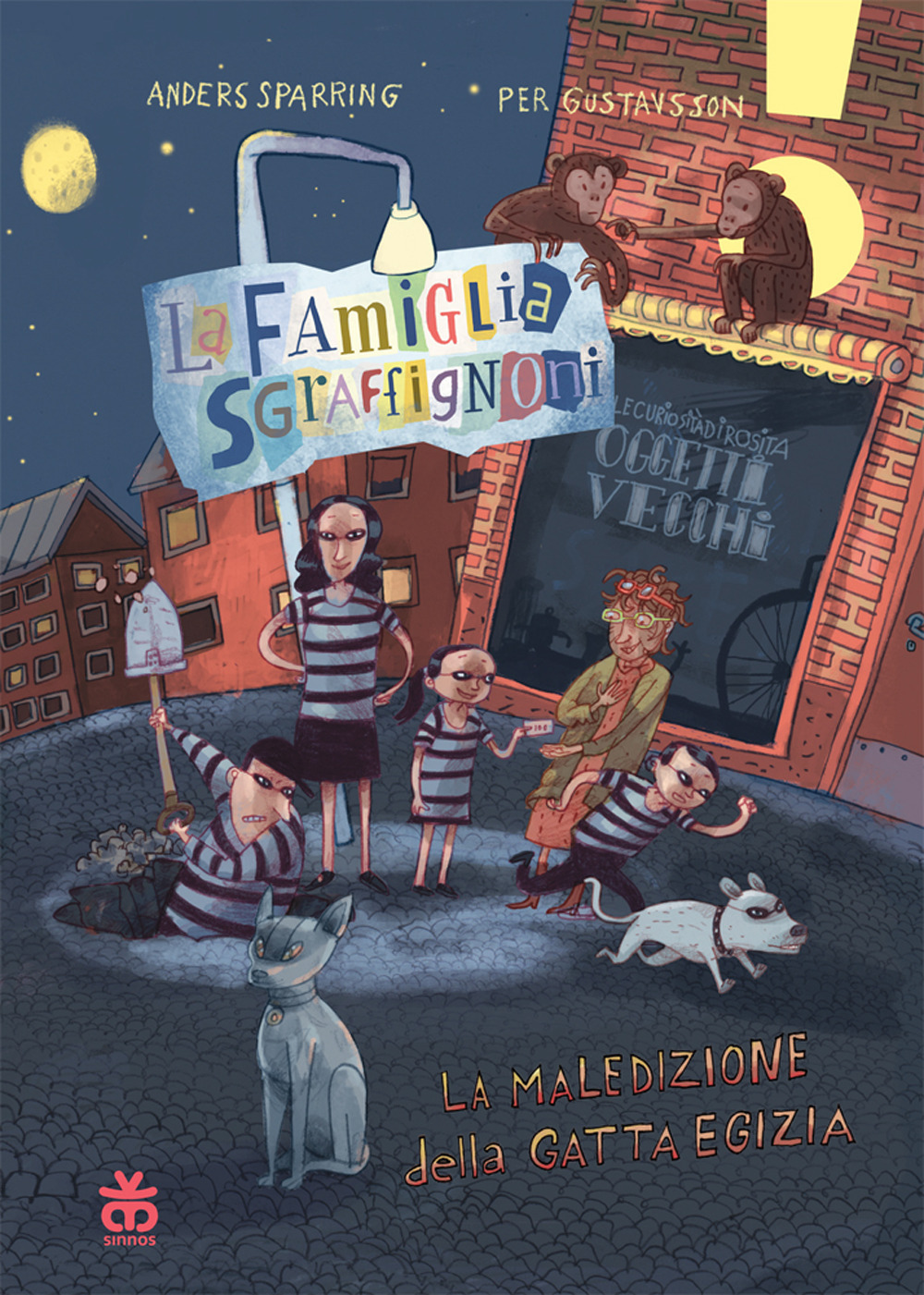 Libro maledizione della gatta egizia. Gli Sgraffignoni. Ediz. ad alta leggibilità di Anders Sparring - ean 9788876095474 - Sinnos