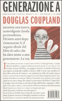 Libro Generazione A di Douglas Coupland - ean 9788876381980 - I Libri di Isbn/Guidemoizzi