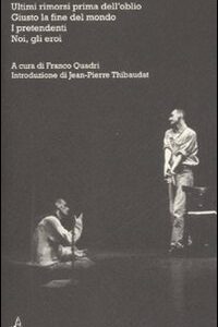 Libro Teatro di Jean-Luc Lagarce - ean 9788877483102 - Ubulibri