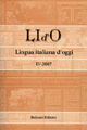 Libro LI d'O. Lingua italiana d'oggi (2007) di  - ean 9788878702882 - Bulzoni