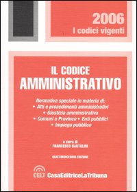 Libro Codice amministrativo di  - ean 9788882948986 - La Tribuna