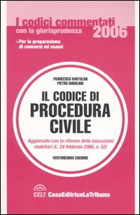 Libro codice di procedura civile di  - ean 9788882949259 - La Tribuna